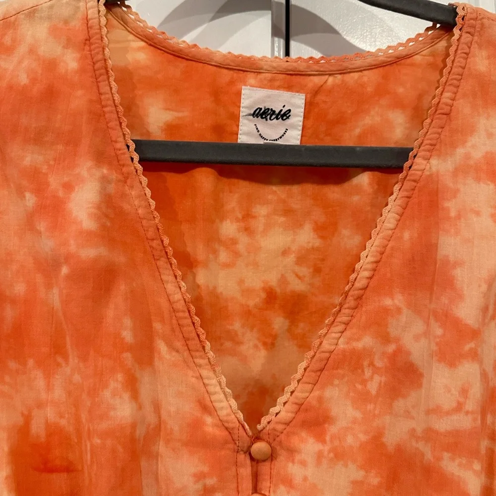 Aerie Smocked Tie Dye Mini Dress - Picture 5 of 8